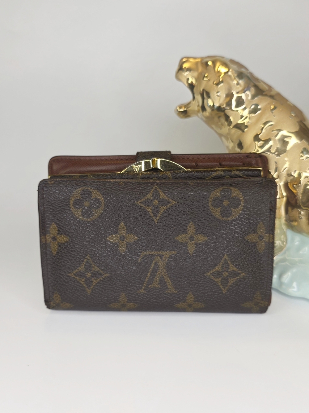 Louis Vuitton Monogram Kisslock French Purse Bi-fold Wallet ✨️ Authentic ✨️